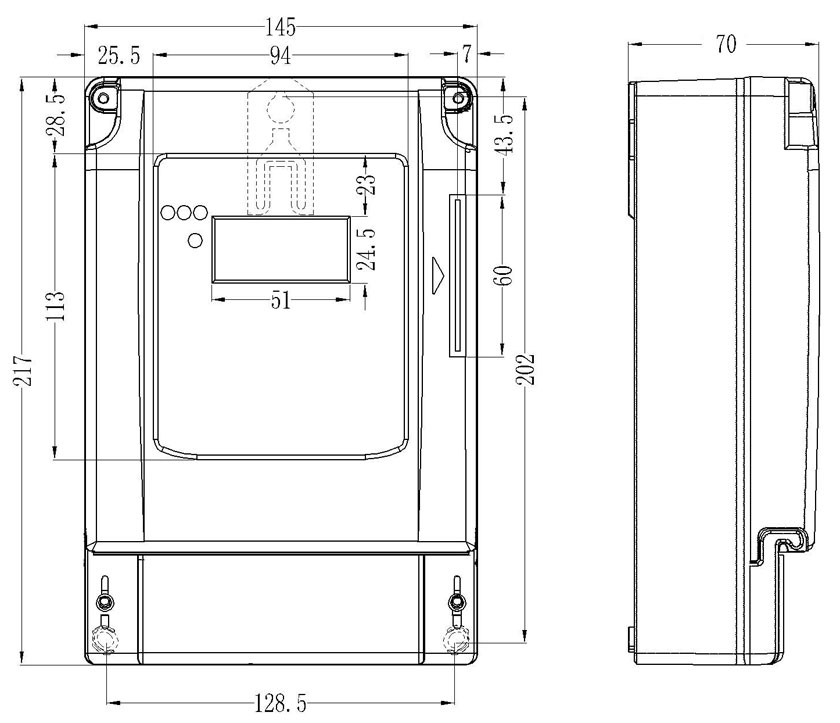 ic卡三相電表(一卡通型)